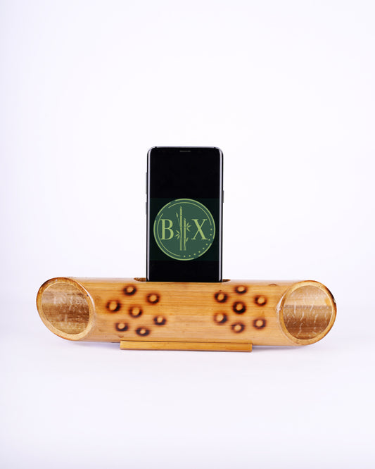 Bamboo Mobile Holder & Sound Amplifier