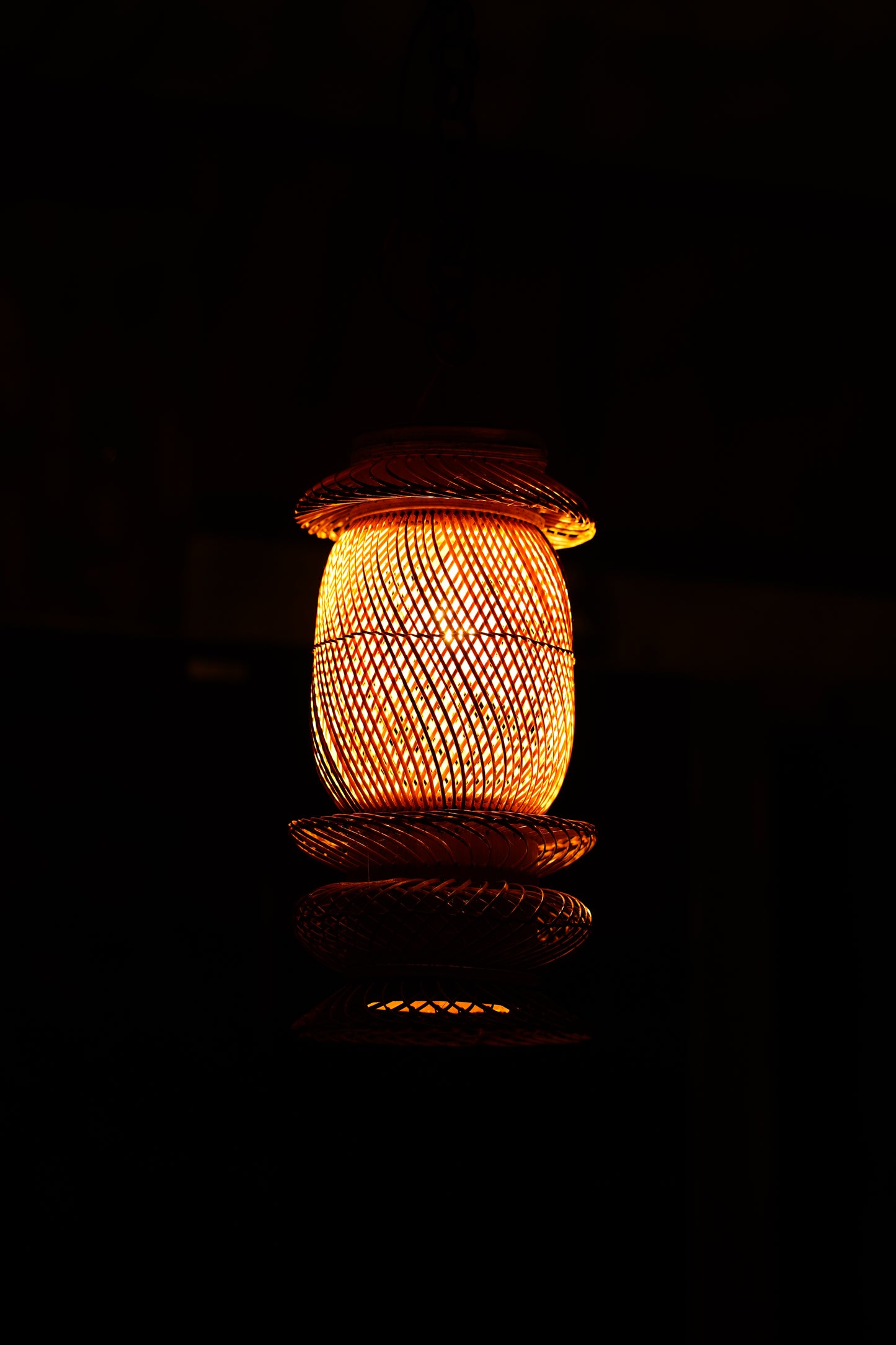 Bamboo Hand Weaven Decor Lamp